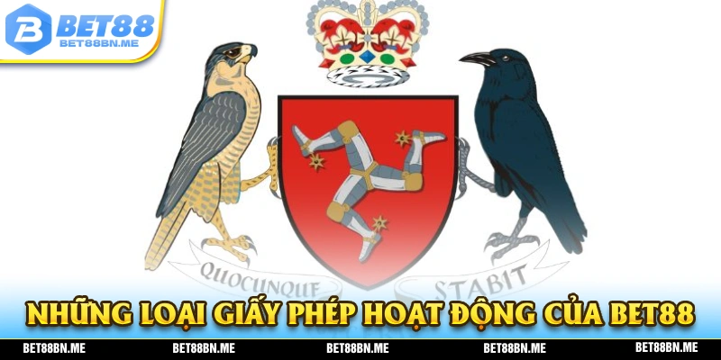 Danh sách những loại giấy phép kinh doanh mà BET88 sở hữu